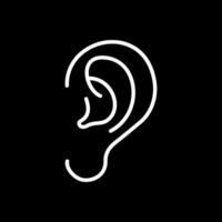 Ear Vector Icon Design