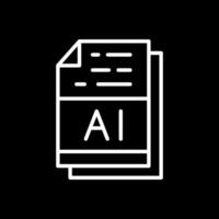 AI File Format Vector Icon Design