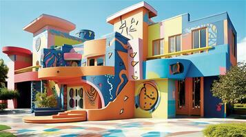 Generative AI, The Colorful Wonderland photo