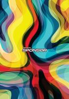 Vector Background Abstract Fun Colors for Sport Jersey Sublimation Pattern Texture