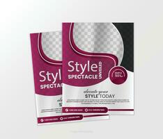 Fashion flyer design vector