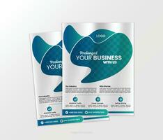 Corporate business flyer template design. marketing, business proposal, promotion, advertising, publication. vector