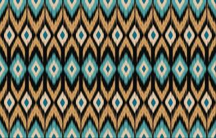 Ethnic abstract ikat art. Aztec ornament print. geometric ethnic pattern seamless  color oriental.  Design for background ,curtain, carpet, wallpaper, clothing, wrapping, Batik, vector illustration.