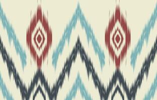 Ethnic abstract ikat art. Aztec ornament print. geometric ethnic pattern seamless  color oriental.  Design for background ,curtain, carpet, wallpaper, clothing, wrapping, Batik, vector illustration.