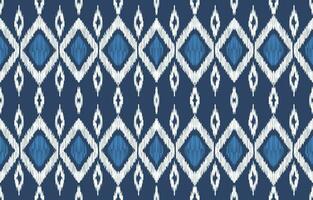 Ethnic abstract ikat art. Aztec ornament print. geometric ethnic pattern seamless  color oriental.  Design for background ,curtain, carpet, wallpaper, clothing, wrapping, Batik, vector illustration.