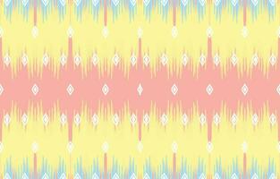 Ethnic abstract ikat art. Aztec ornament print. geometric ethnic pattern seamless  color oriental.  Design for background ,curtain, carpet, wallpaper, clothing, wrapping, Batik, vector illustration.