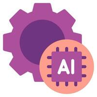 AI for Development icon vector