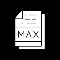 Max File Format Vector Icon Design
