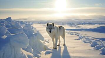 Solitude in the Frozen Realm photo