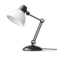 Office table lamp isolated photo