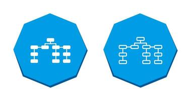 Unique Seo Structure Vector Icon