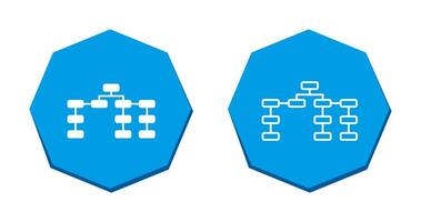 icono de vector de estructura de seo único