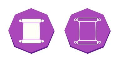 Scroll of Paper Vector Icon