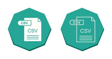 CSV Vector Icon