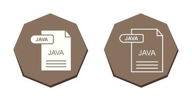 icono de vector de java