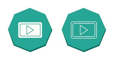 Unique Video Communication Vector Icon