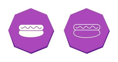 Hot Dog Vector Icon