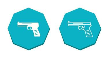 icono de vector de pistola única