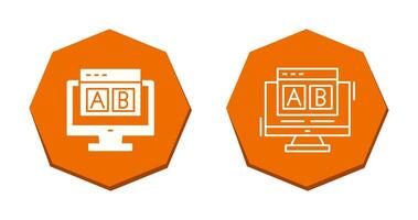 AB Testing Vector Icon