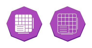 Table Data Vector Icon