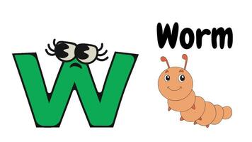 cartone animato alfabeto con animale video
