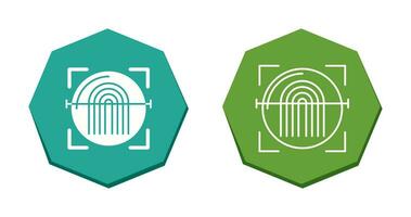 Fingerprint Scanner Vector Icon