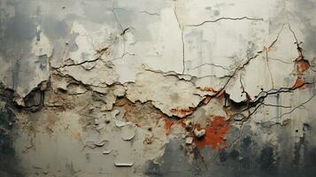 Generative AI, Decay Chronicles Tracing Time Through Crumbling Walls photo