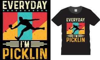 Pickleball t shirt design vector