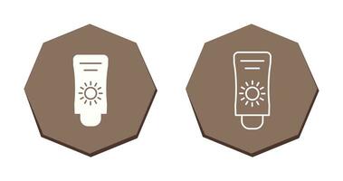 Sun Cream Vector Icon