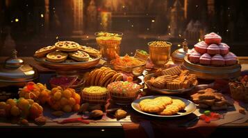 Diwali Delights A Scrumptious Array of Traditional Sweets photo