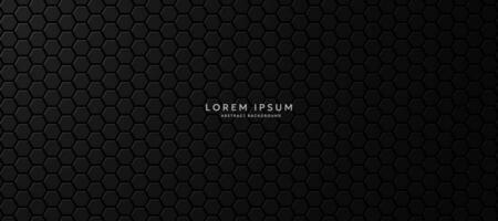 Dark background with hexagons. modern abstract background vector