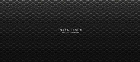 Dark background with hexagons. modern abstract background vector