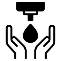 Hand Sanitizing Station icon vector