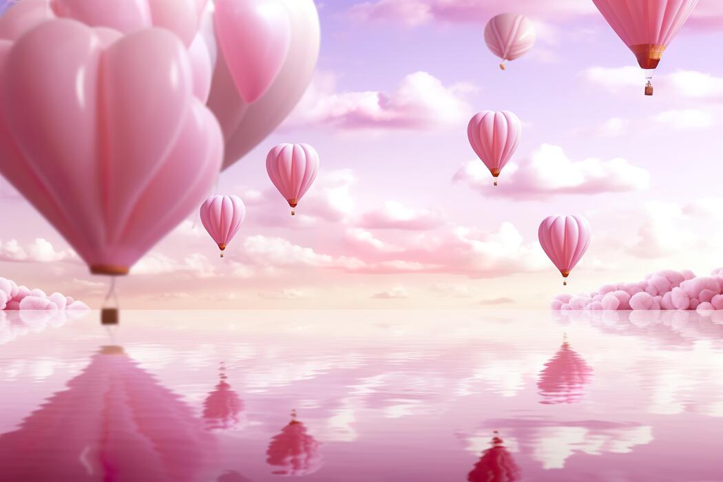 Pink Hot Air Balloon Stock Photos, Images and Backgrounds for Free Download