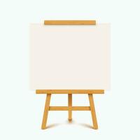 wooden flipchart 4 vector