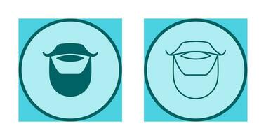 Beard and Moustache Vector Icon