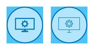 Unique Network Settings Vector Icon