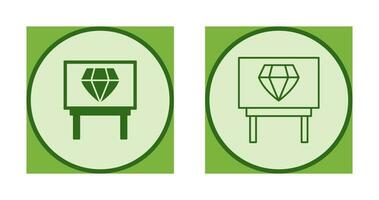 Diamond Exhibit Vector Icon