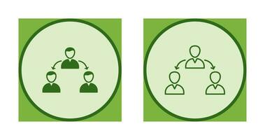Unique Connected Users Vector Icon