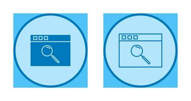 Unique Browser Vector Icon