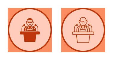 Unique Lecture Vector Icon