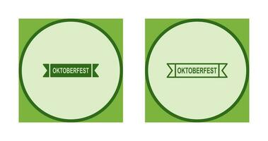 Oktoberfest Banner Vector Icon