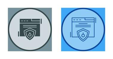 Web Security Vector Icon