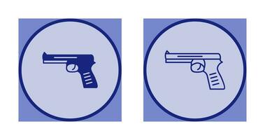 icono de vector de pistola única