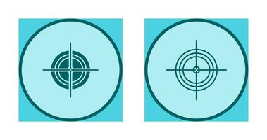 Unique Target Vector Icon