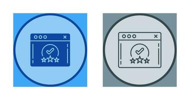 Rating Vector Icon