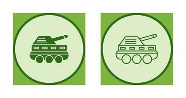 icono de vector de tanque de infantería