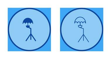 Unique Umbrella Stand Vector Icon