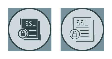 icono de vector de ssl