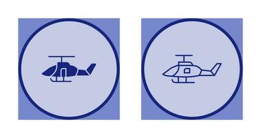 icono de vector de helicóptero militar